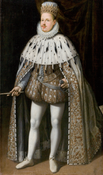 Vincenzo I Gonzaga Duke on the day of his coronation 1587  by Jean Bahuet (ca. 1552-1597)  Location TBD
